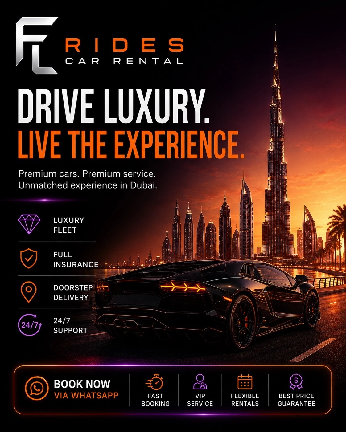 FL Rides dynamic booking visual